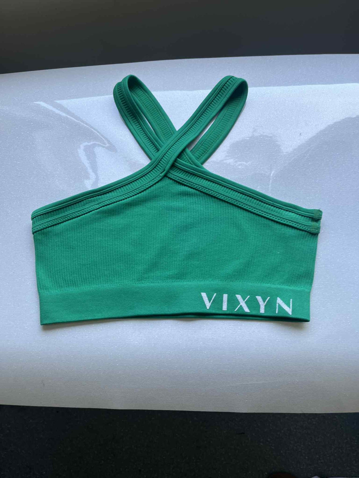 VIXYN Ribbed Shoulder Set – Emerald Green