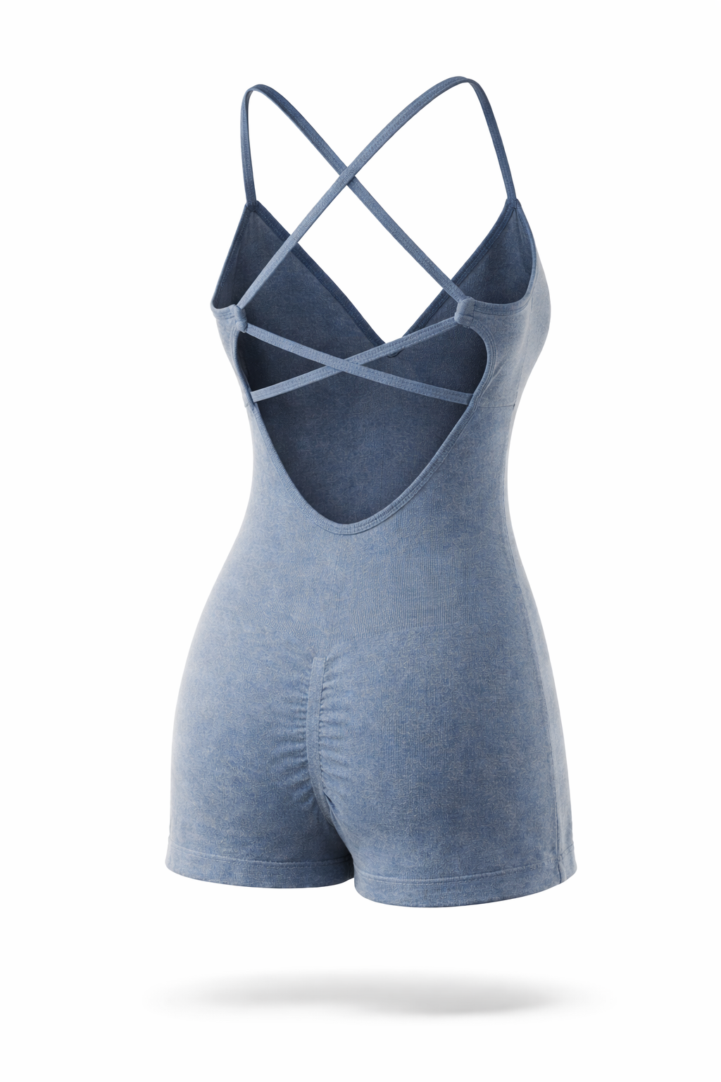 VIXYN Sculpt Romper Blue Denim