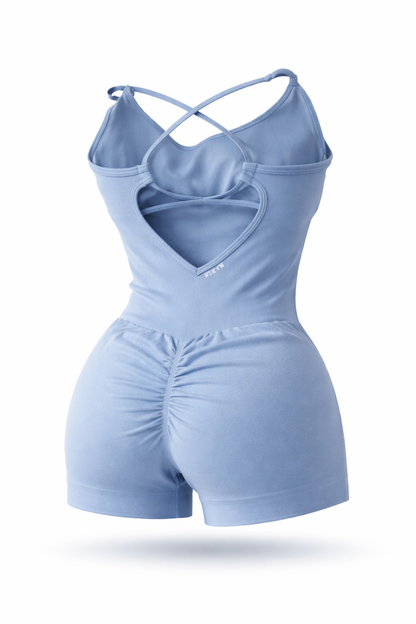 VIXYN Sculpt Romper Blue Denim
