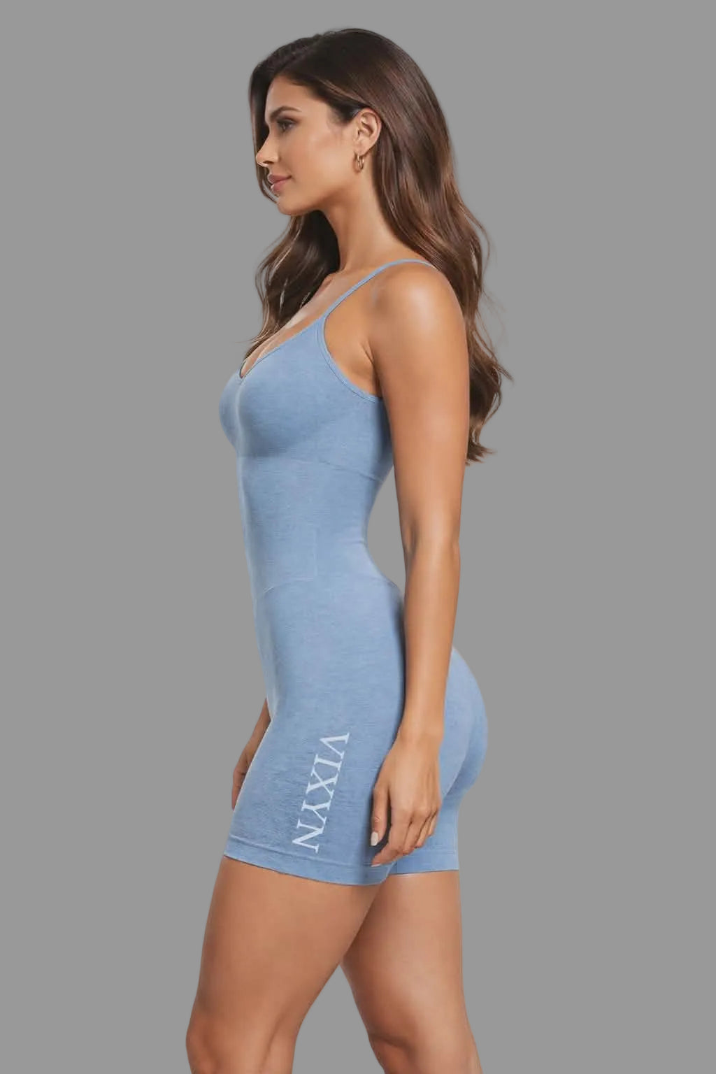 VIXYN Flex Romper Blue Denim