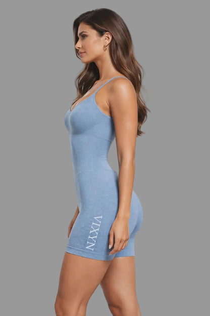 VIXYN Flex Romper Blue Denim